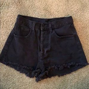 Brandy Melville black jean shorts